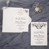 Gorgeous Chandelier Flat Laser Cut Invitations